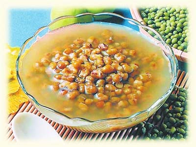 阿胶绿豆汤